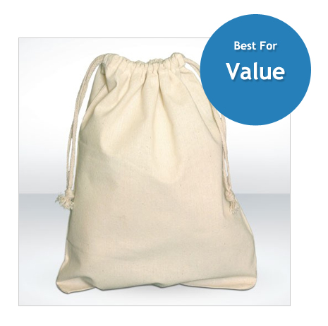 Natural Drawstring Pouch