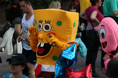 Spongebob running Spongebob running